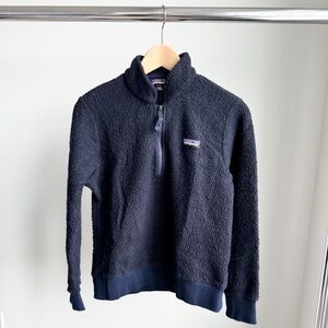 Patagonia Women’s Blue Woolyester Fleece Half-Zip Pullover (S) Recycled Wool